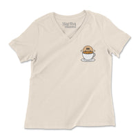 Cafecito Makes Everything Mejorcito V-Neck T-Shirt