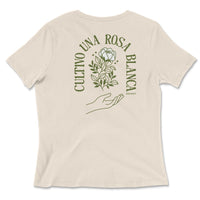 Cultivo Una Rosa Blanca V-Neck T-Shirt