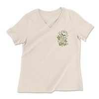 Cultivo Una Rosa Blanca V-Neck T-Shirt