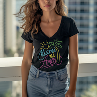 Miami Mi Amor V-Neck T-Shirt