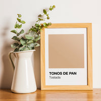 Tonos de Pan Tostada Art Print