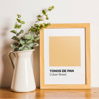 Tonos de Pan Cuban Bread Art Print