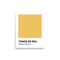 Tonos de Pan Media Noche Art Print