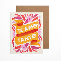 Te Amo Tanto Spanish Valentine's Day Card