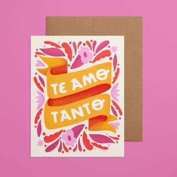 Te Amo Tanto Spanish Valentine's Day Card