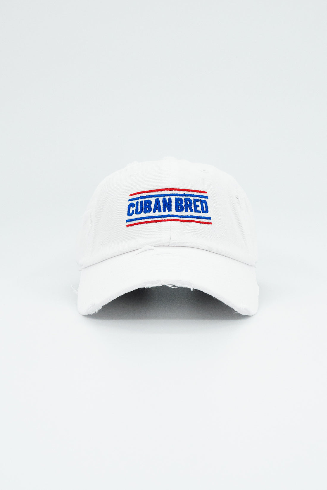 Cuban Bred Dad hat Funny Miami Cuban Bread Design