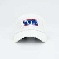 Cuban Bred Dad hat Funny Miami Cuban Bread Design
