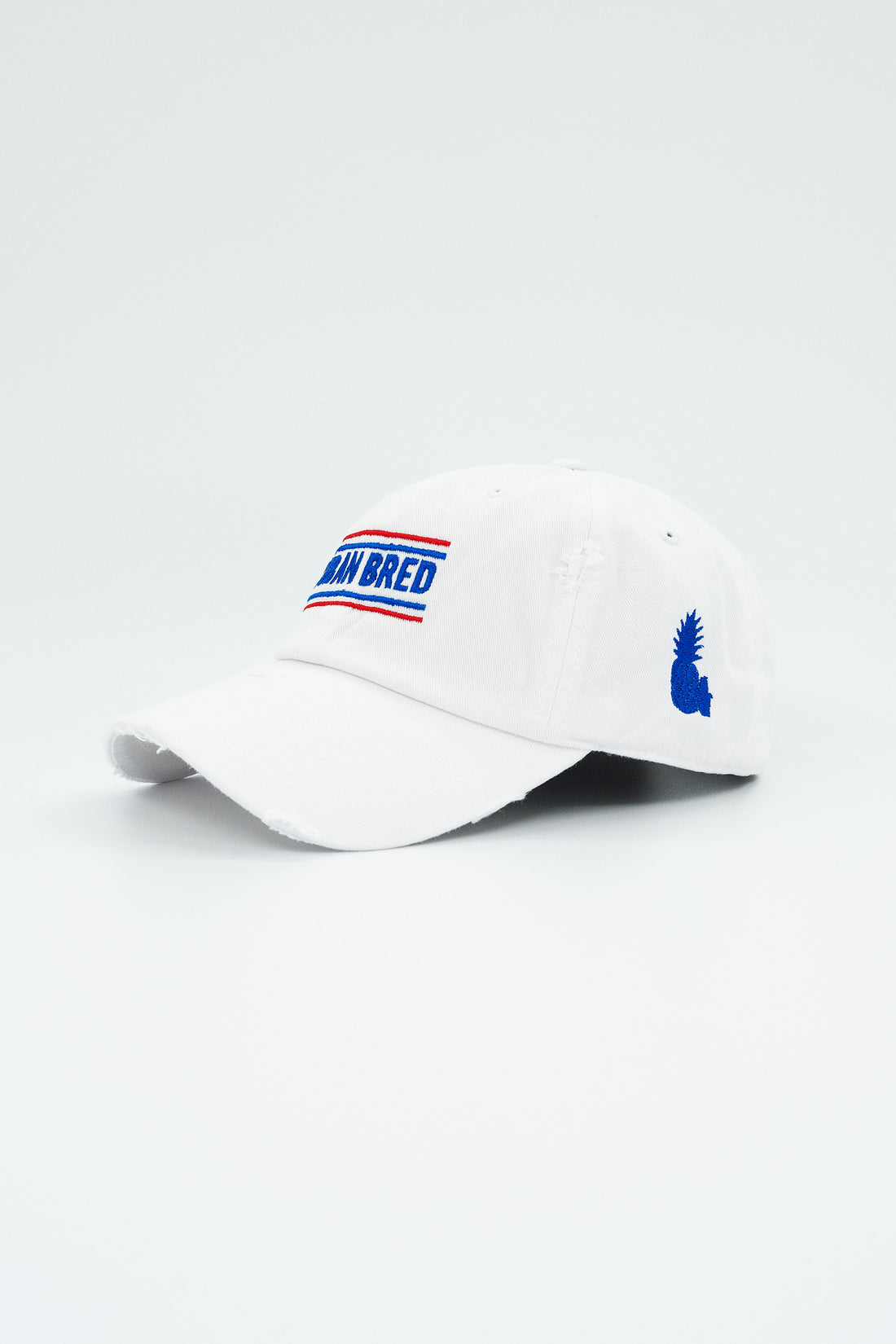 Cuban Bred Dad hat Funny Miami Cuban Bread Design Pina colada logo on side
