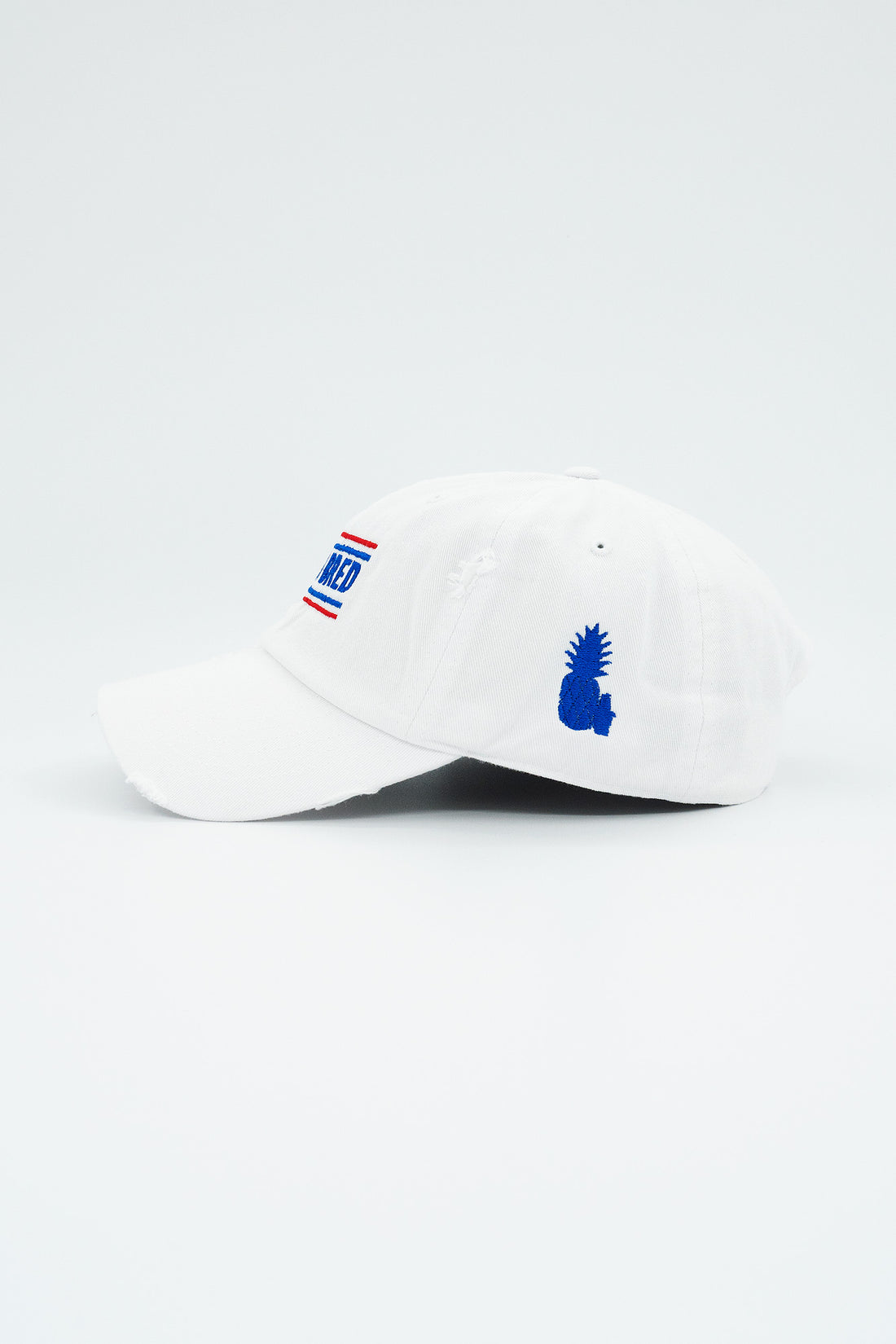 Cuban Bred Dad hat Funny Miami Cuban Bread Design pina colada logo on side