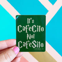 "It's Cafecito, Not Cafesito!" Pronunciation is important when it comes to this famous caffeinate spell!