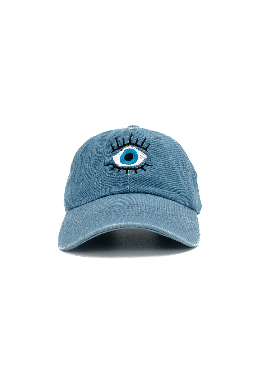Evil Eye Hat, Protective Embroidered Cap, Unisex Fashion Hat, Spiritual Defense Accessory, Good Luck Charm Cap, Unique Gift Idea, Adjustable Black Hat, Quality Embroidery Design, Mystical Warding Accessory, Durable Fashion Hat