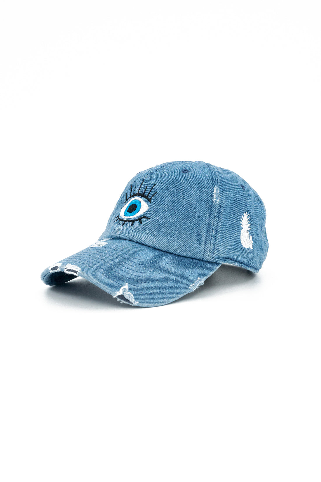 Evil Eye Hat, Protective Embroidered Cap, Unisex Fashion Hat, Spiritual Defense Accessory, Good Luck Charm Cap, Unique Gift Idea, Adjustable Black Hat, Quality Embroidery Design, Mystical Warding Accessory, Durable Fashion Hat