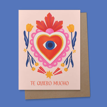 Te Quiero Mucho Greeting Card - Hispanic Heritage Month