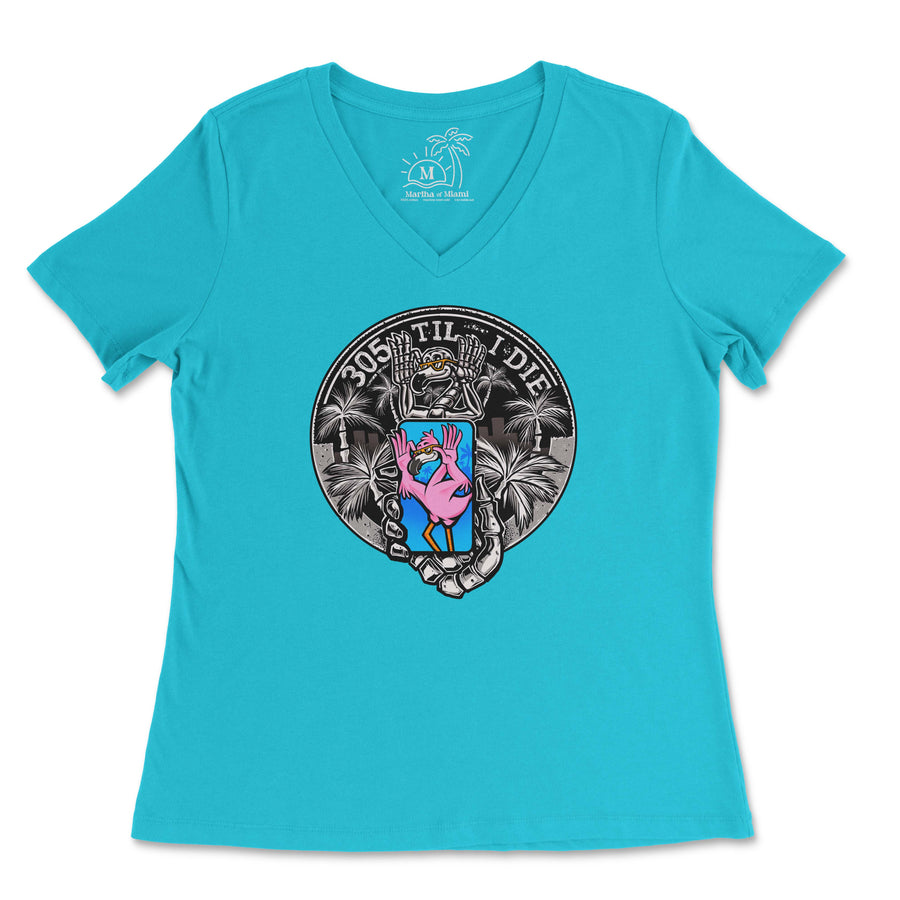 305 Til I Die Miami V-Neck T-Shirt