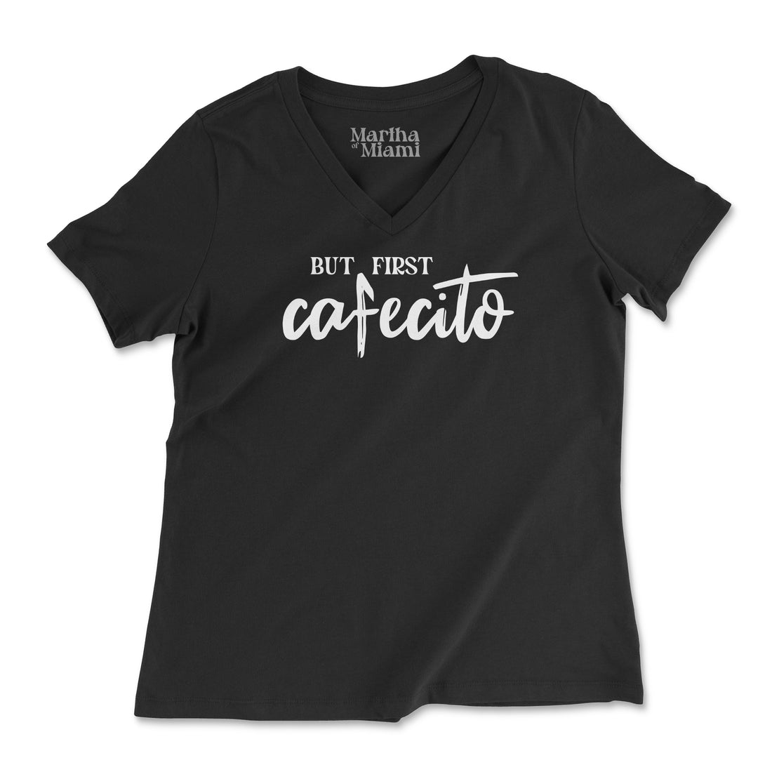 But First Cafecito V-Neck T-Shirt