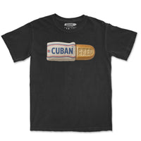 Black Cuban Bred Package V2 pan cubano graphic t-shirt – Cuban American graphic tee, Miami gift by Martha of Miami