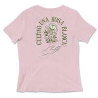 Cultivo Una Rosa Blanca V-Neck T-Shirt