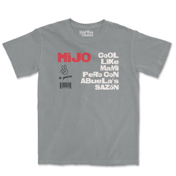 Hijo Cool Like Mami Pero Con Abuela's Sazon Adult T-Shirt