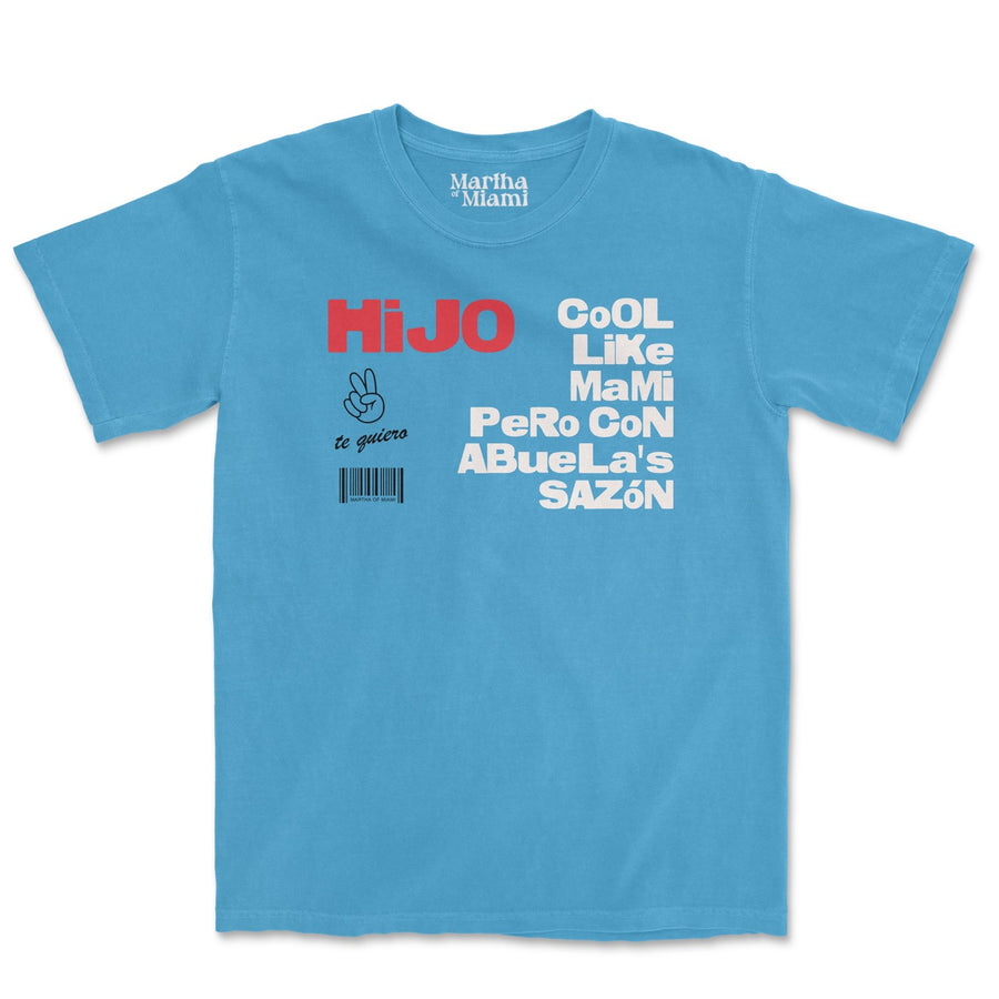 Hijo Cool Like Mami Pero Con Abuela's Sazon Adult T-Shirt