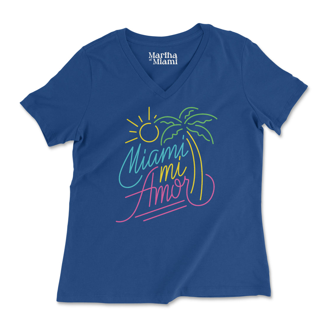 Miami Mi Amor V-Neck T-Shirt