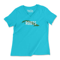 Cuban Roots V-Neck T-Shirt