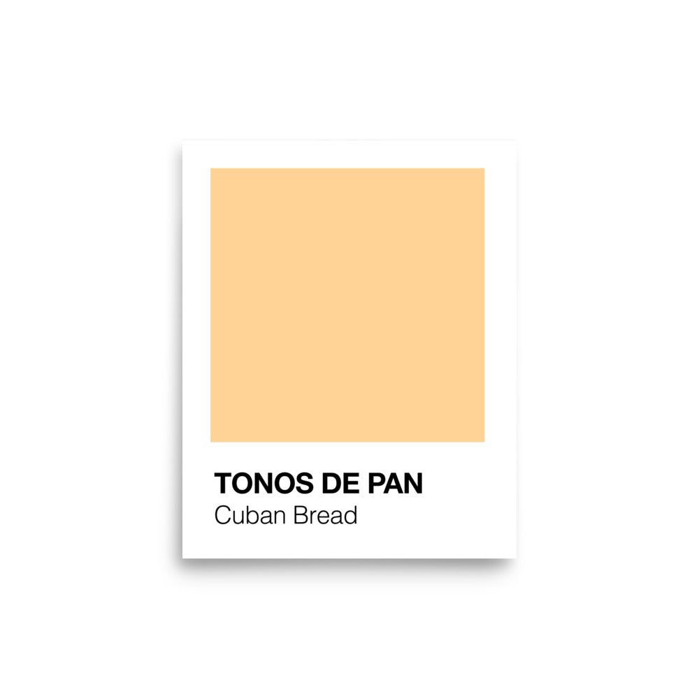 Tonos de Pan Cuban Bread Art Print