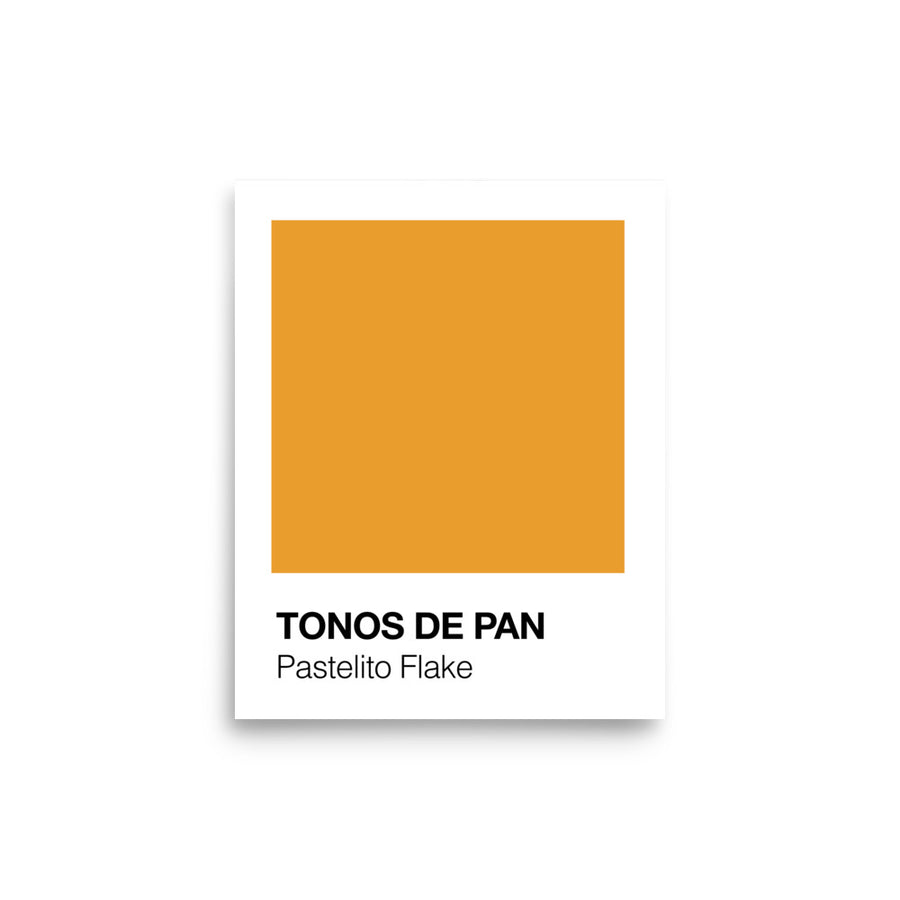 Tonos de Pan Pastelito Flake Art Print