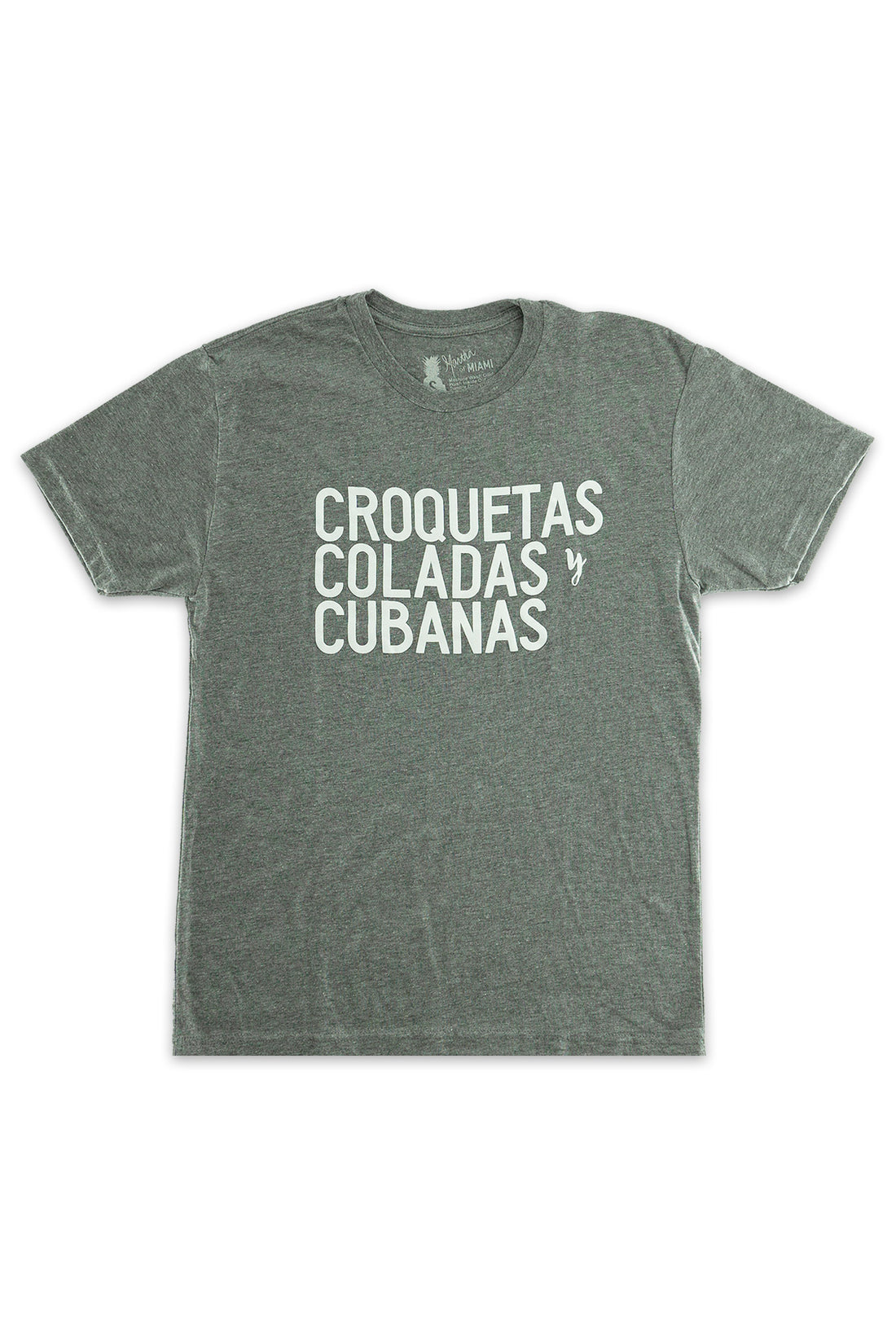 Croquetas, Coladas, y Cubanas T-Shirt - Men