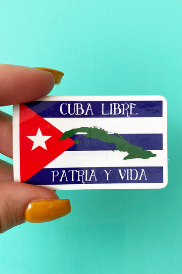 Cuba Libre Patria Y Vida Sticker