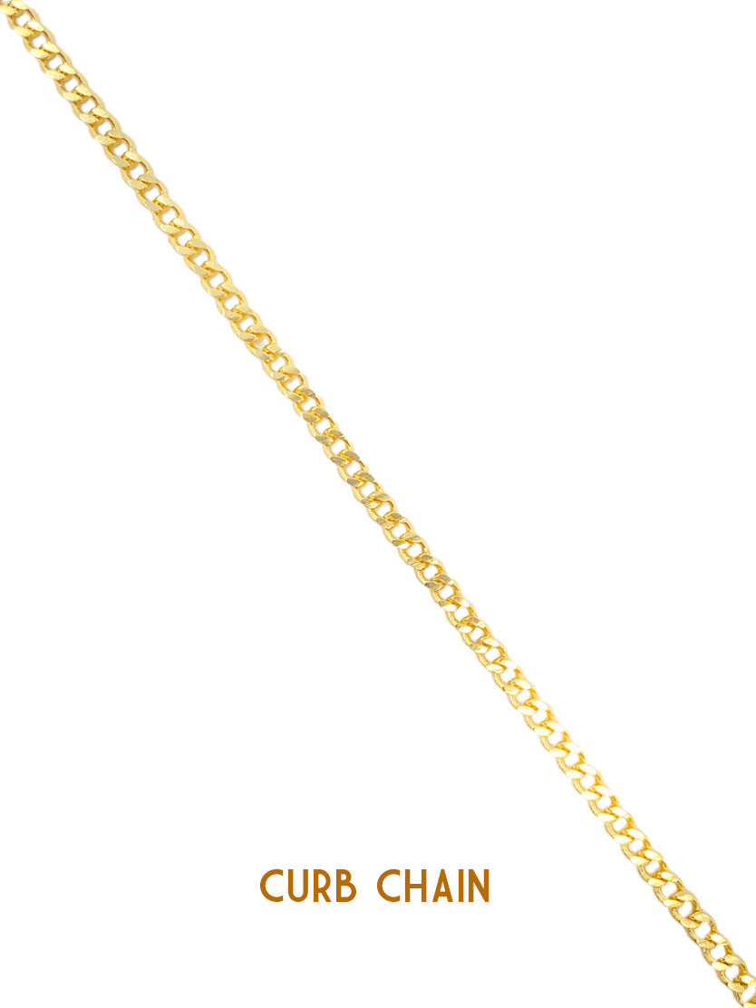 Azabache Charm with 18K GF Necklace
