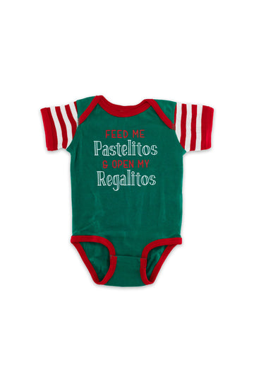 Feed Me Pastelitos Onesie Pant Set - Babies