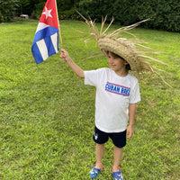 Hispanic Heritage Month Cuban Kid Cuban Flag wearing Cuban Bred