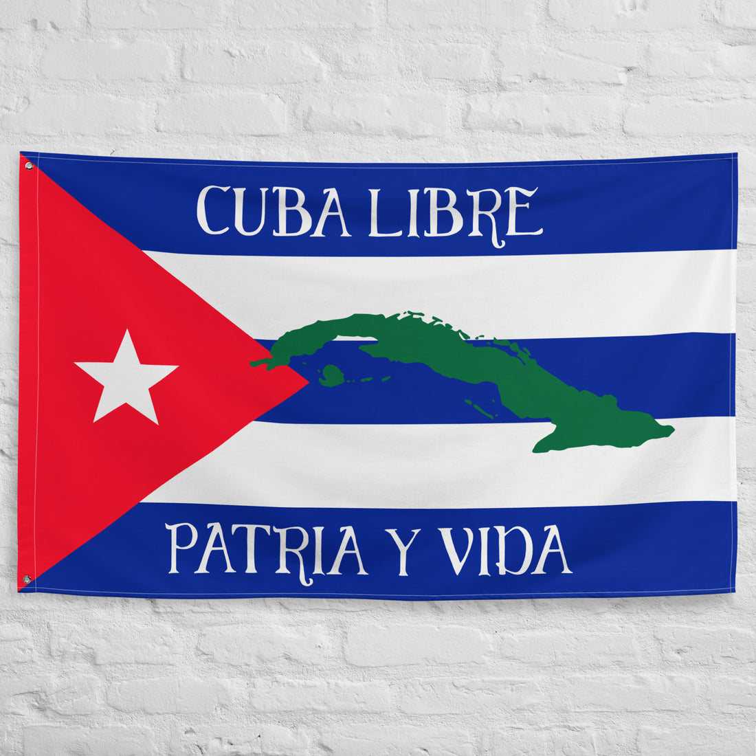 thumbnail image 2 of Patria Y Vida Cuba Cuban License Plate Frame – Black, Made In USA 2 of 4