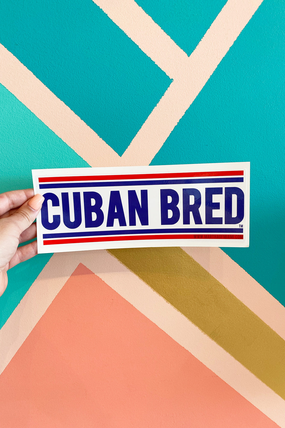 Cuban Bred™ Bumper Sticker