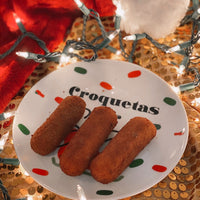 Croquetas for Santa Dish Christmas Decor Decoración navideña