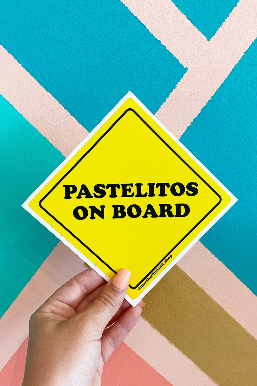 Pastelitos on Board Sticker